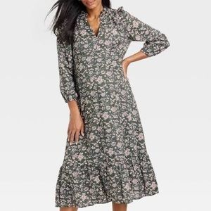 🌸HP💖 The Nines by HATCH Floral Print Maternity Maxi Dress